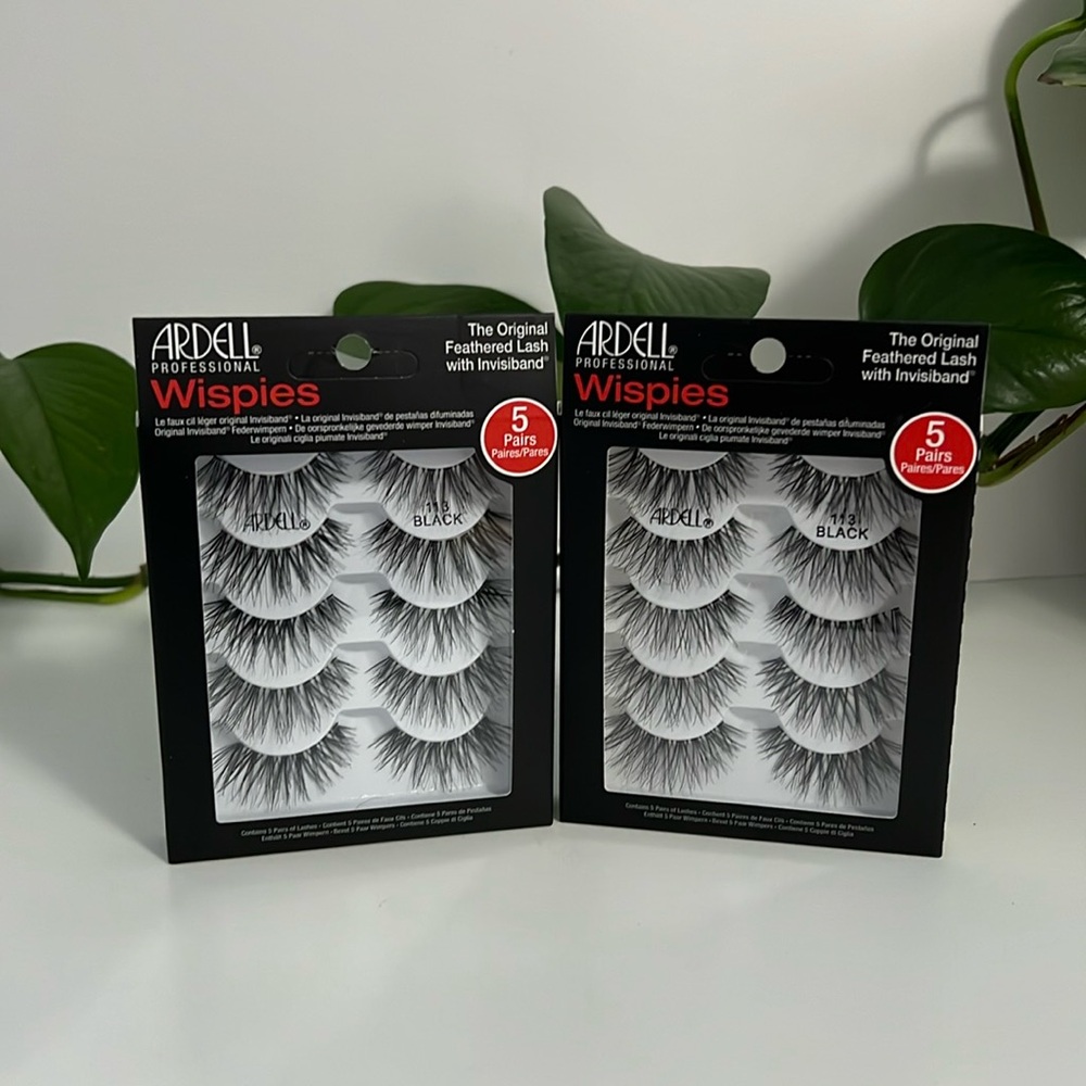 Brand New in Box Ardell Whispies False Lashes - 10 Pairs - Picture 2 of 6